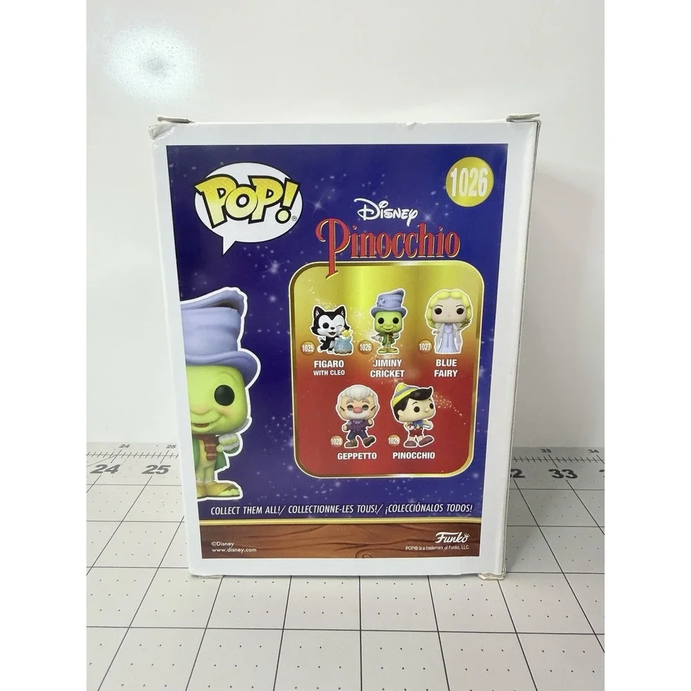 Funko Pop Disney‎ Pinocchio Jiminy Cricket #1026 Vinyl Figure - New In Box